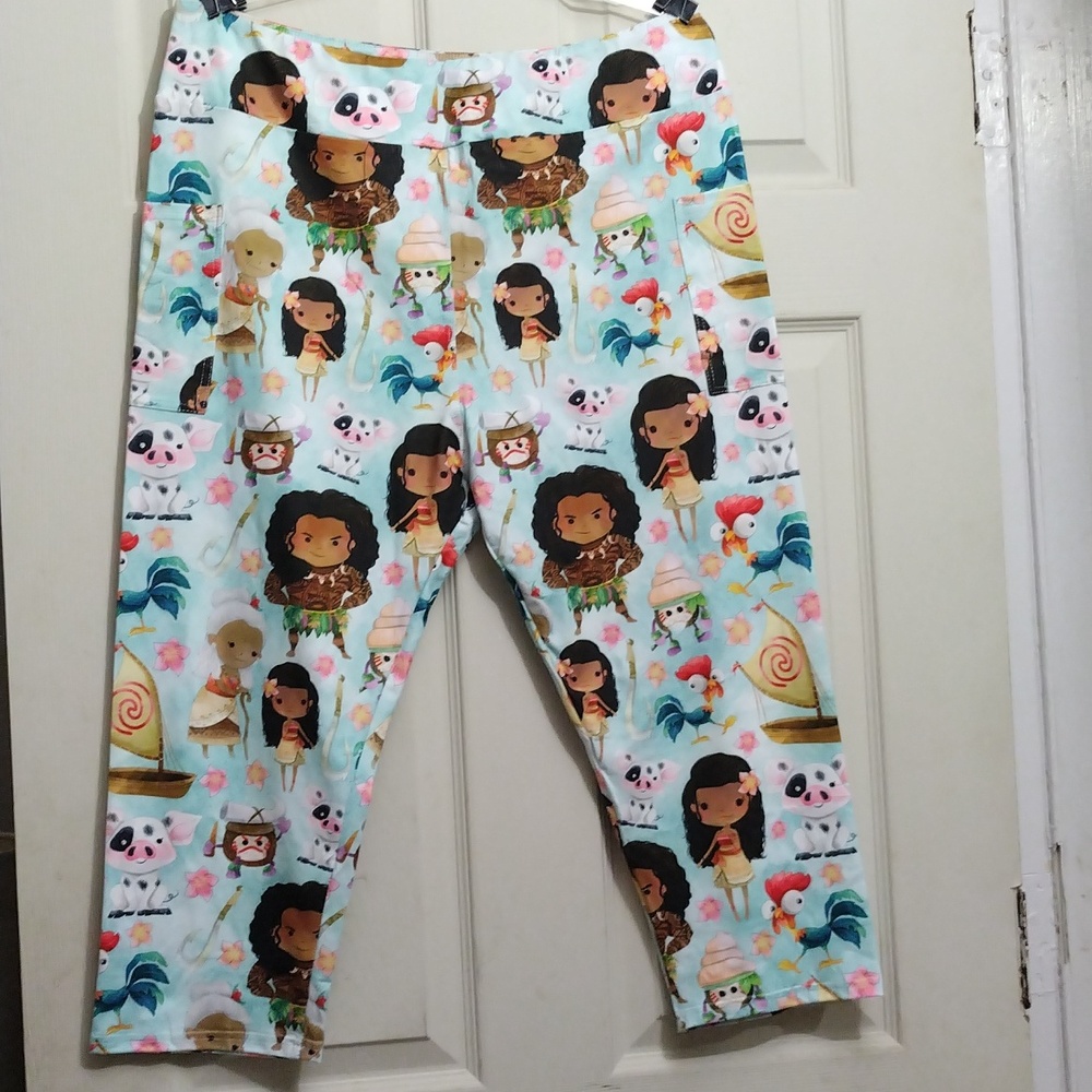 Lost Princess Apparel Disney Inspired Moana & Friends Capri leggings size TC2